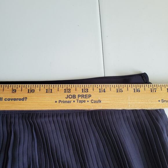 Ann Taylor Micro Pleat Mini Skirt 12 Tenniscore Preppy Nautical Classic Twee NEW - Picture 7 of 9